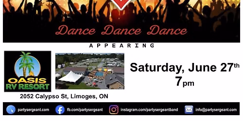 🍁 Oh Canada! Live with Party Sergeant at Oasis RV Resort