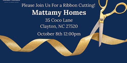 Ribbon Cutting - Mattamy Homes