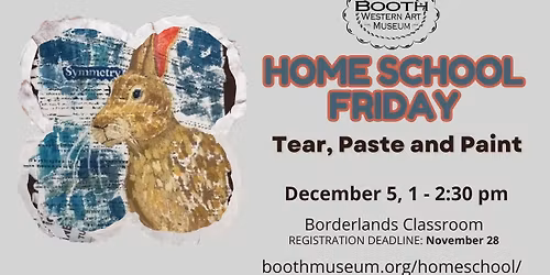 Home School Friday- Tear, Paste and Paint