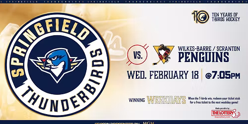 Springfield Thunderbirds v. Wilkes-Barre\/Scranton Penguins
