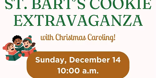 Christmas Cookie Extravaganza, with Caroling!