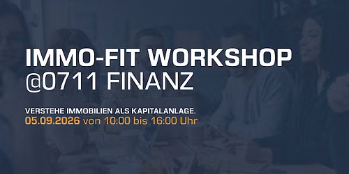Werde IMMO-FIT \u2013 Dein Workshop rund um Immobilien