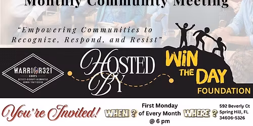 Monthly Anti-Human Trafficking Awareness Meeting