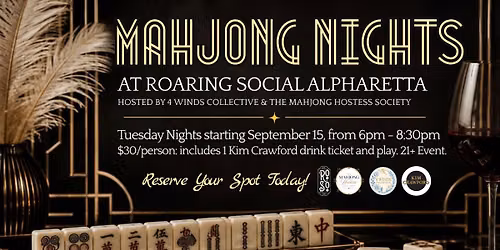 MAHJONG OPEN PLAY NIGHTS (21+)
