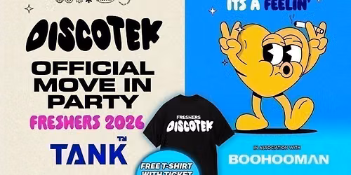 SHEFFIELD FRESHERS DISCOTEK 2026 \u26a1\ufe0f Official Student Partners with BoohooMAN \ud83d\udc55 Free T-Shirt with Every Ticket - Sold Out 15 Years Running!