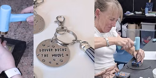 Metal Stamping Workshop - Make your own hand-stamped keyrings