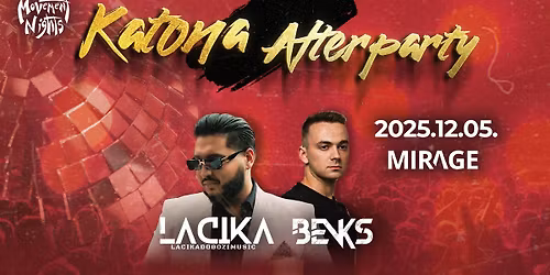 KATONA Afterparty \u272a Movement Nights \u272a Kecskem\u00e9t \/\/ MIRAGE - 12.05.