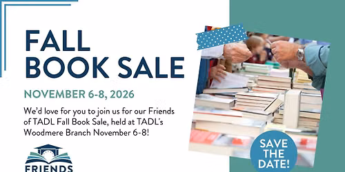 Friends of TADL Fall Book Sale