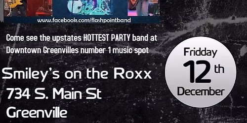 Rocking the Holidays with FlashPoint at Smiley's On the Roxx