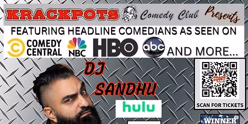 DJ SANDHU AT KRACKPOTS COMEDY CLUB, MASSILLON