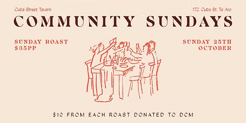 Community Sunday Roast at the Tav - Supporting DCM