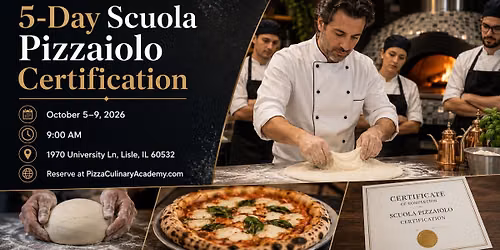 5-Day Scuola Pizzaiolo Certification