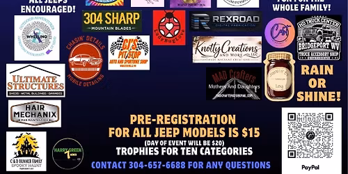 2nd Annual 304 Jeep Show & Shine 