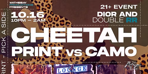 Cheetah Print vs Camo ~ Adult Invasion