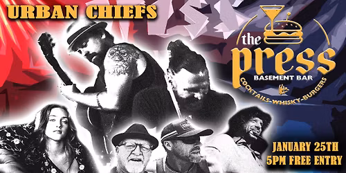 Urban Chiefs \/\/ Pop Standen & Brad Hodgson \/\/ Piper Butcher \/\/ Tim Woodz Live at The Press