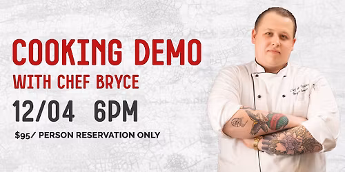 Cooking Demo with Chef Bryce 