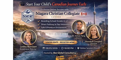 Online Webinar on Niagara Christian Collegiate