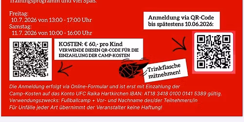 Nachwuchs Camp - UFC Raika Hartkirchen 