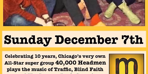 40,000 HEADMEN celebrates 10 years at Martyrs\u2019!!!!