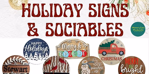 SIGNS & SOCIABLES AT SALTBOX MAHONE BAY