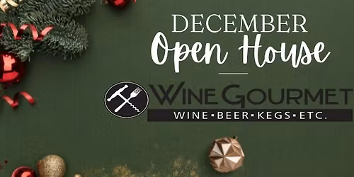 December Open House at Wine Gourmet