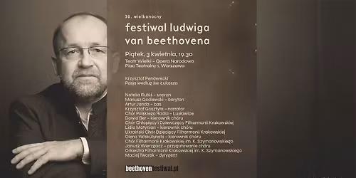 Koncert fina\u0142owy 30. Wielkanocnego Festiwalu Ludwiga van Beethovena