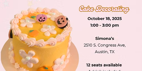 Galloween Cake Decorating Workshop