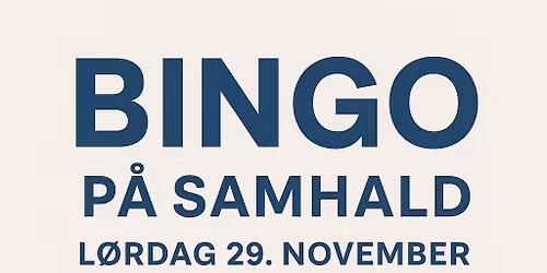 Bingo på Samhald!