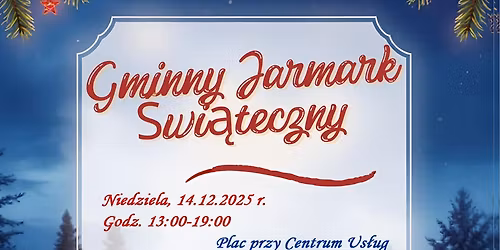 Gminny Jarmark \u015awi\u0105teczny w G\u00f3rze Pu\u0142awskiej