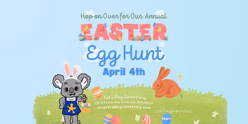 Easter Egg Hunt at Let's Play Something