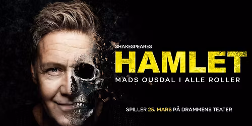 Hamlet med Mads Ousdal i alle roller \/\/ Drammens Teater