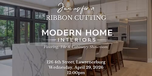 Ribbon Cutting for Modern Home Interiors