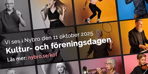 Kultur- och föreningsdagen 2025 i Nybro