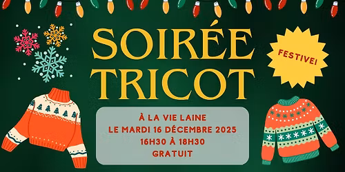 Soir\u00e9e Tricot des F\u00eates!