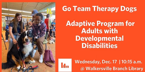 Go Team Therapy Dogs: an Adaptive Adult Program