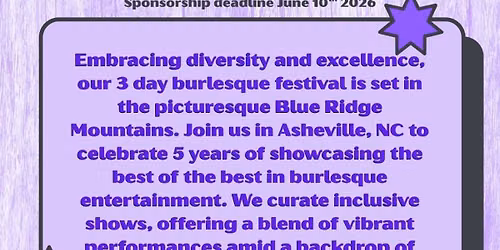 Land Of The Sky Burlesque Festival