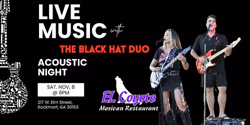 Acoustic Night with EL & Garmon from the Black Hat Brigade