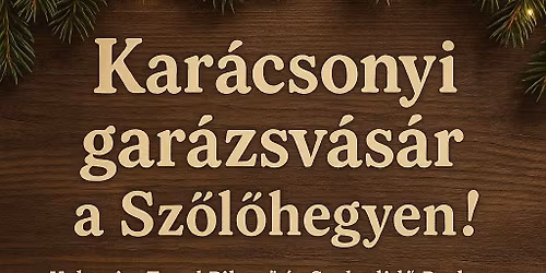 \ud83c\udf84 Kar\u00e1csonyi Gar\u00e1zsv\u00e1s\u00e1r \u2013 ahol az \u00fcnnep lelke \u00e9letre kel! \ud83c\udf81