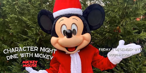 Character Dining Night with Mickey @ Riv's