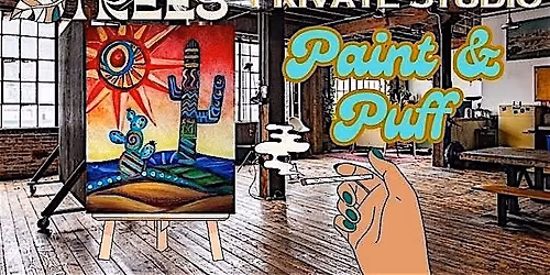 Paint & Puff Art Class- 21 and over