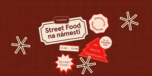 Vianočný Street Food na námestí - Topoľčianky