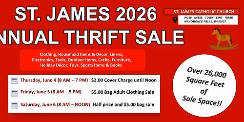 St. James Annual Thrift Sale