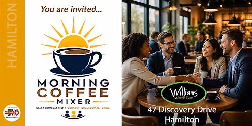 First Wednesday Morning Coffee Mixer in Hamilton