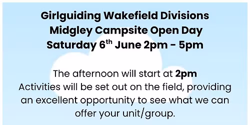 Campsite open day