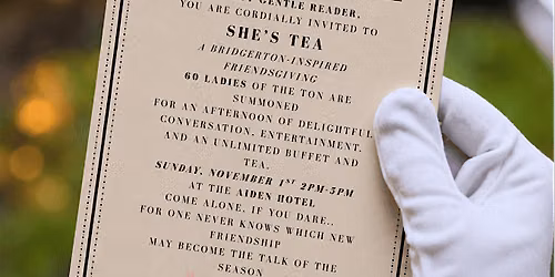 She\u2019s Tea Bridgerton Friendsgiving by The Gathering San Antonio