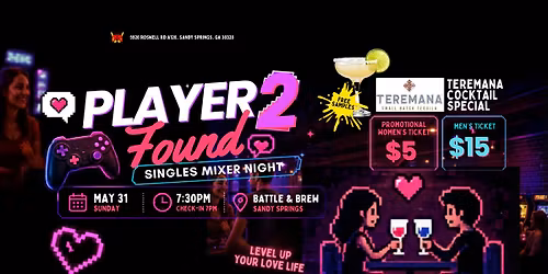 \ud83d\udc95\ud83c\udfae Player 2 Found: Singles Mixer Night \ud83c\udfae\ud83d\udc95