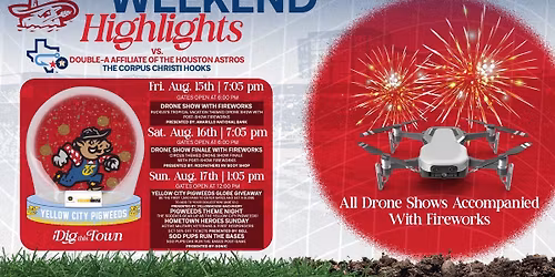 Amarillo Sod Poodles at Corpus Christi Hooks at Whataburger Field