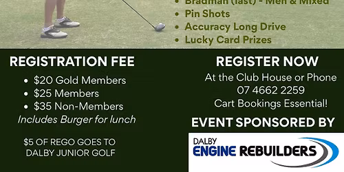 COOKIES DAY - Wayne Cook Memorial Golf Day - 2 Person Ambrose