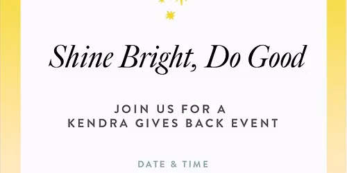 Kendra Scott Gives Back Event