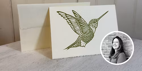 Block Print Your Own Cards and Gift Tags with artist in residence Casey Beal